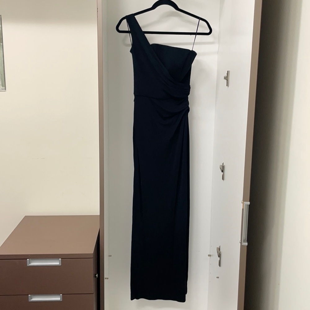 Herve Leger Black black silk dress